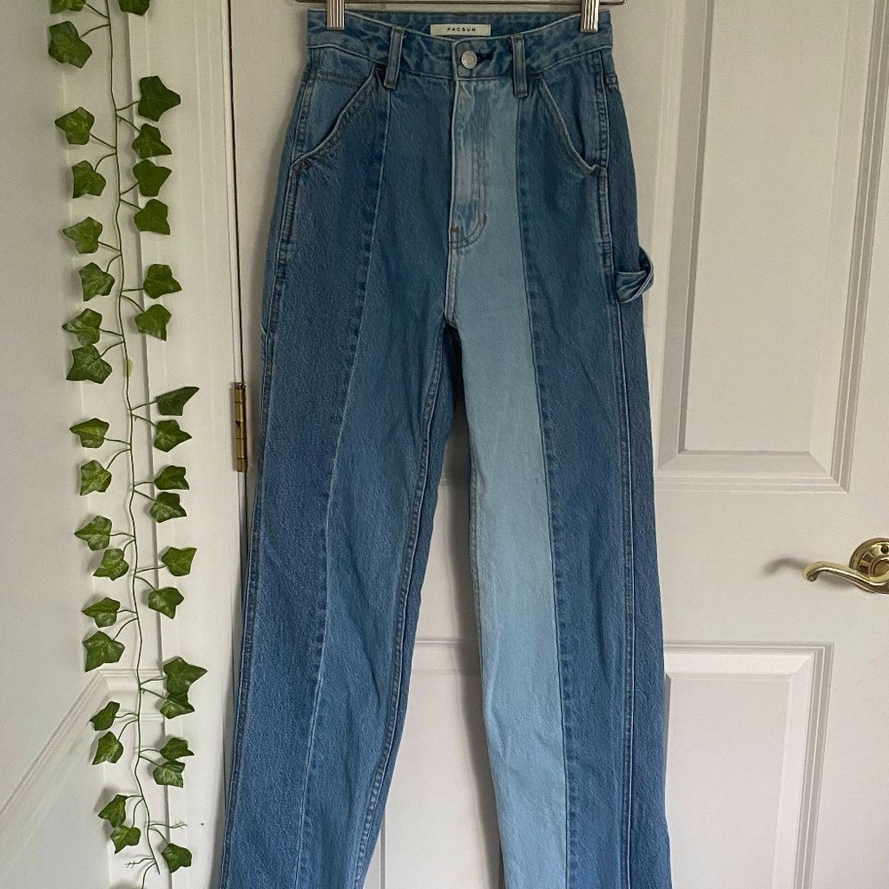 Pacsun multicolor work jeans